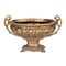 19" Gold Traditional Decorative Bowl Accent with Stand